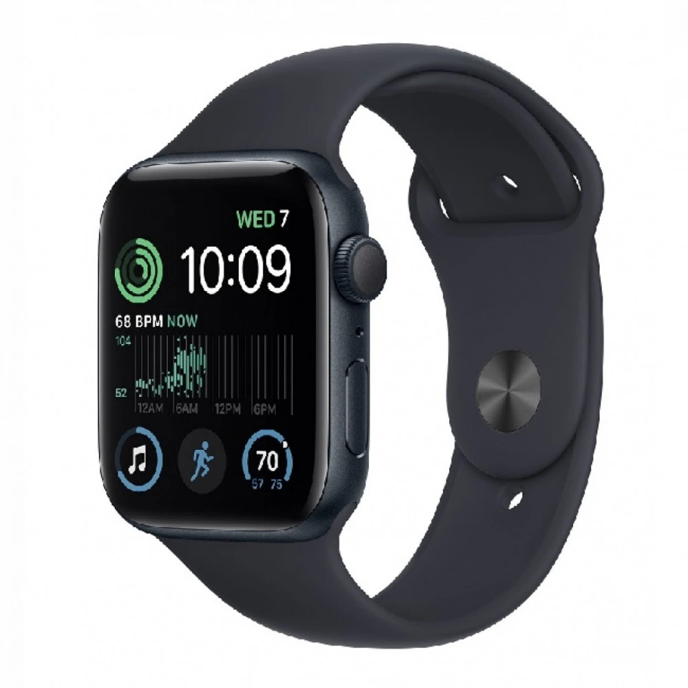 Apple Watch SE GPS 44mm Midnight Aluminium Case with, Midnight Sport Band MNK03GK/A Смарт-часы