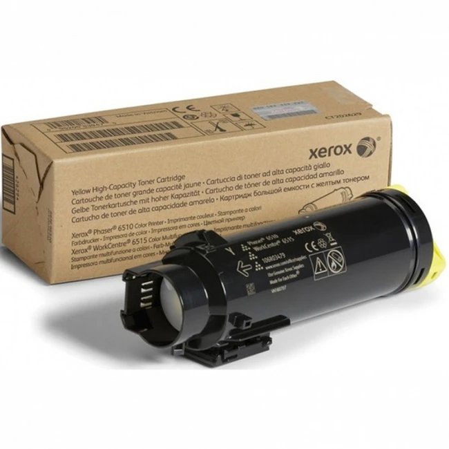 Тонер Xerox Phaser 6510N/6510DN, WorkCentre 6515N/6515DN/6515DNI (жёлтый) 106R03483