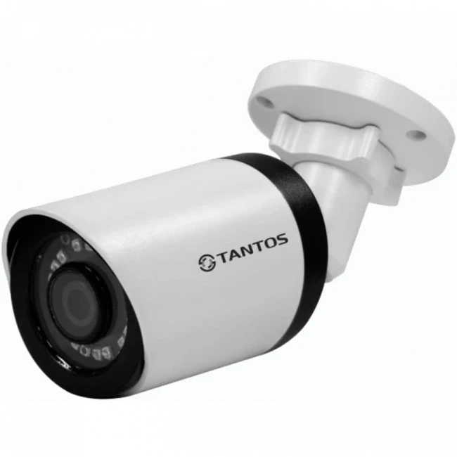 IP видеокамера Tantos TSi-Pe25FP 00-00122956 Цилиндрическая, Уличная, Проводная, 2.8 мм, 1/2.9", 2 Мп ~ 1920×1080 Full HD