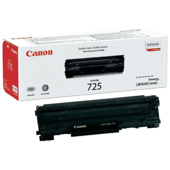 Лазерный картридж Canon Картридж лазерный 725 BLACK for MF3010/LBP6000 1600 копий 1151262