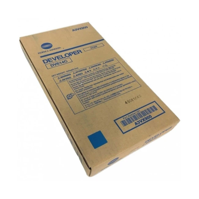 Девелопер Konica Minolta DV-614C bizhub PRESS C1060/C1060L/C1070/C1070P/C2060/C2060L/C2070(P)/C3070/C3070L/C3080/C3080(P) Cyan A3VX900