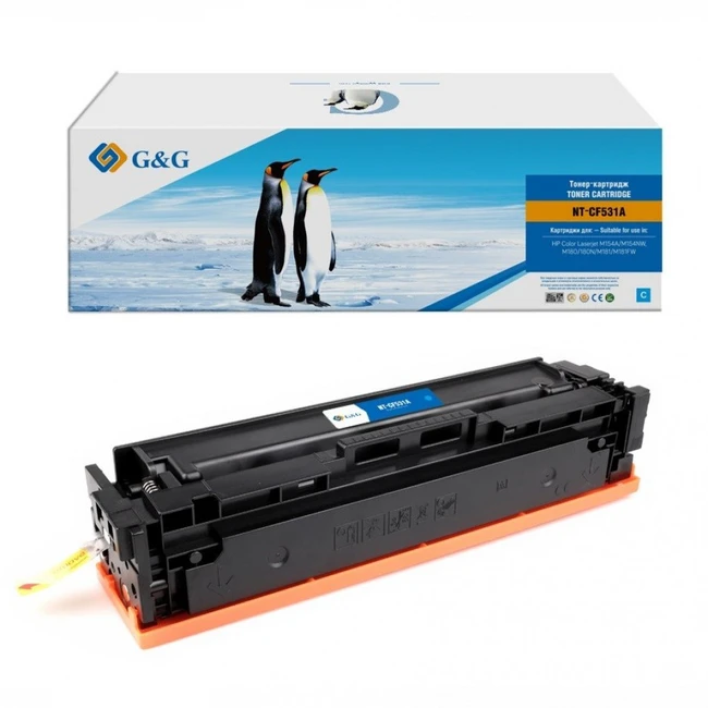 Лазерный картридж G&G Картридж для HP CLJ M154A/M154NW,M180/180N/M181/M181FW GG-CF531A