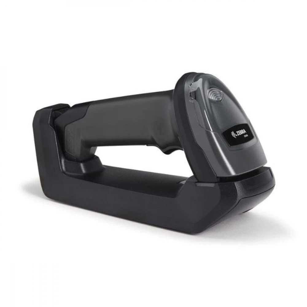 Сканер штрихкода Zebra DS4678 DS4678-SR00007ZZWW Ручной беспроводной, 2D, USB, Com (RS232), Черный, С подставкой