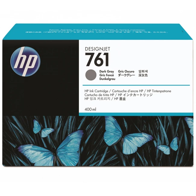 Струйный картридж HP №761, Струйный картридж DesignJet, 400 мл, Темно-серый CM996A
