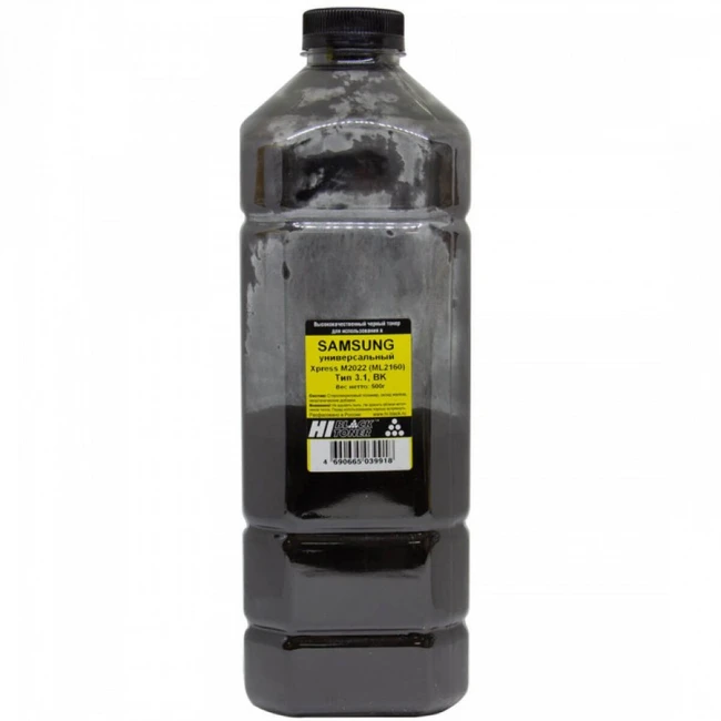 Hi-Black Универсальный тонер Black, 500 г, канистра 4010715509372