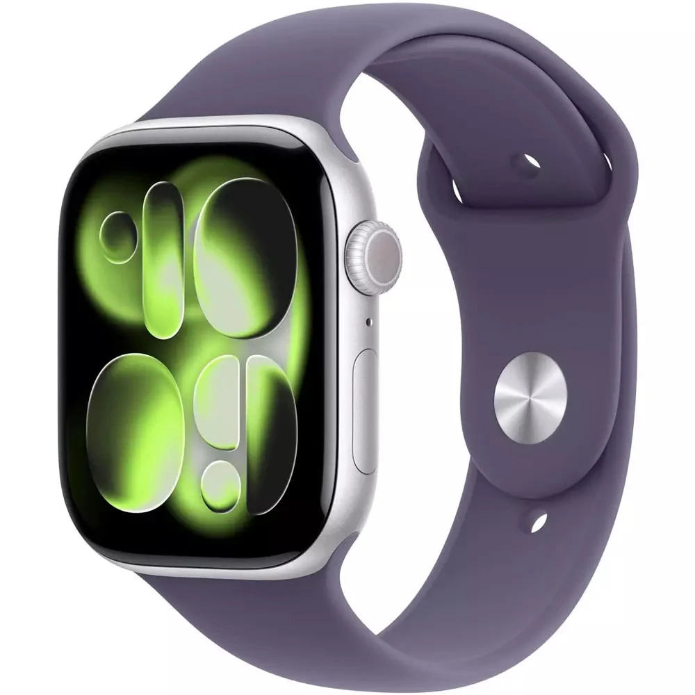 Apple Watch Series 11 GPS 42mm Silver Aluminium Case with Purple Fog Sport Band MEU64RK/A Смарт-часы