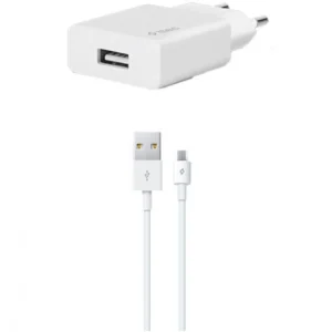 Ttec SmartCharger Travel Charger 2.1A Micro USB Cable White 2SCS20MB 2.1