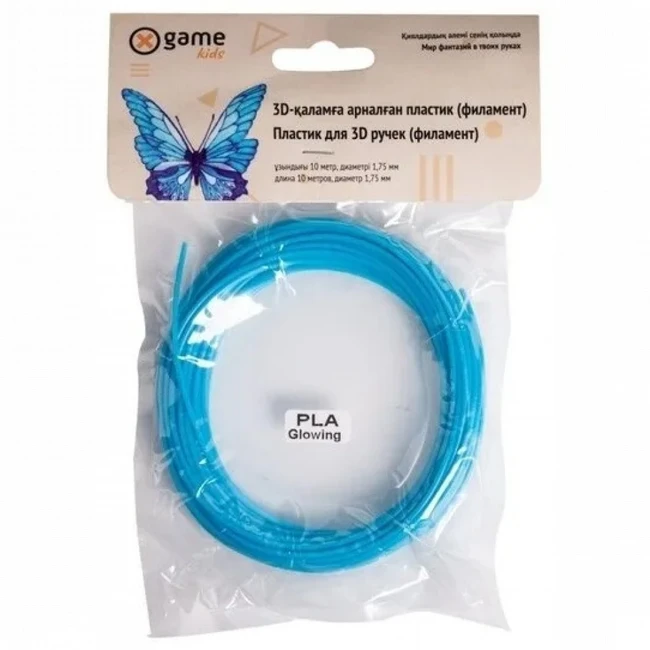 Расходный материалы для 3D-печати X-Game kids 3D PLA-Light Blue-10