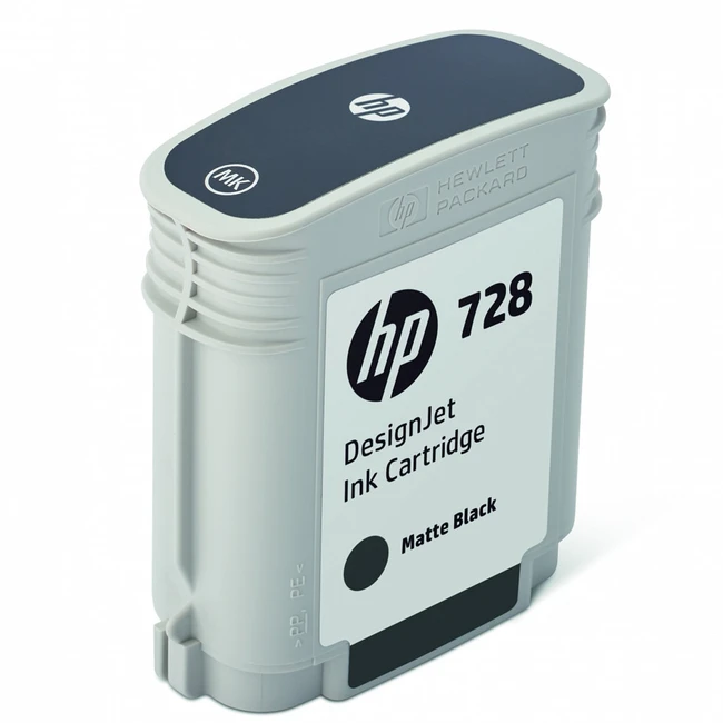 Струйный картридж HP №728, Струйный картридж DesignJet, 300 мл, Черный матовый F9J68A