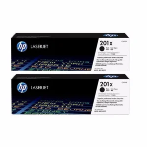Лазерный картридж HP 201X увеличенной емкости упаковка 2 шт. черные CF400XD