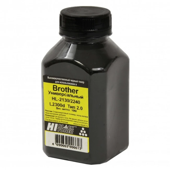 Струйный картридж Hi-Black Универсальный тонер Black, 100 г, банка 99122149004