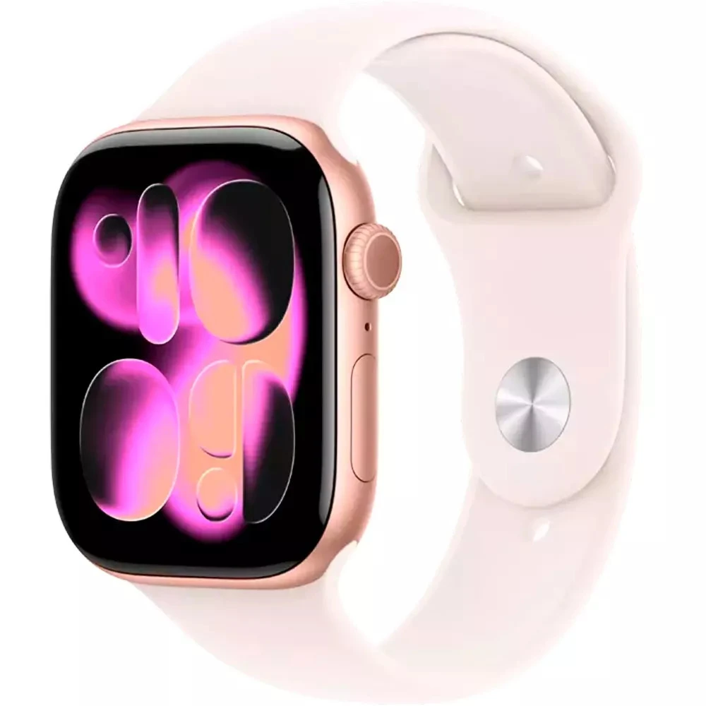 Apple Watch Series 11 GPS 46mm Rose Gold Aluminium Case with Light Blush Sport Band - M/L MEV74RK/A Смарт-часы