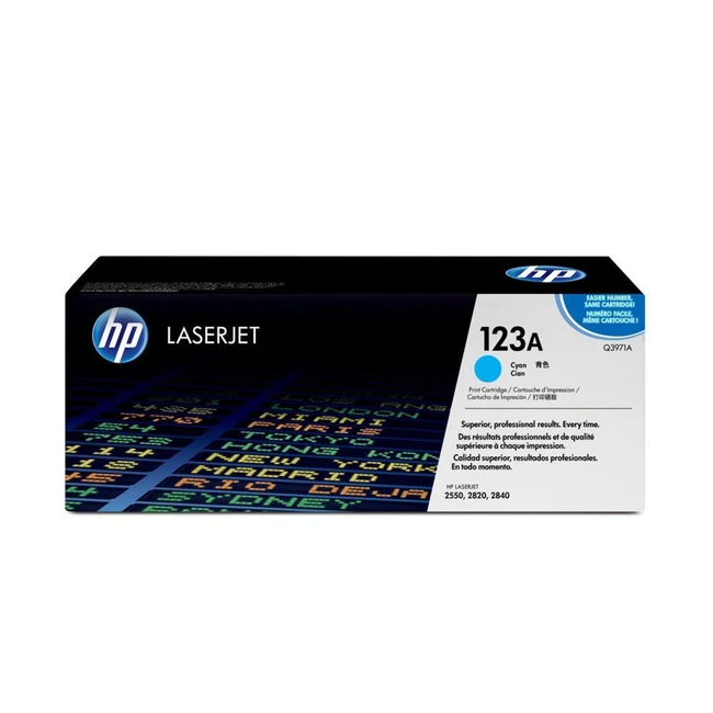 Лазерный картридж HP 123A Голубой Q3971A